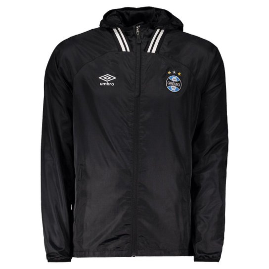 Jaqueta Umbro Grêmio Royals Pró 2019 Masculina - Preto Menor preço em Jaqueta Umbro Grêmio Royals Pró 2019 Masculina - Preto