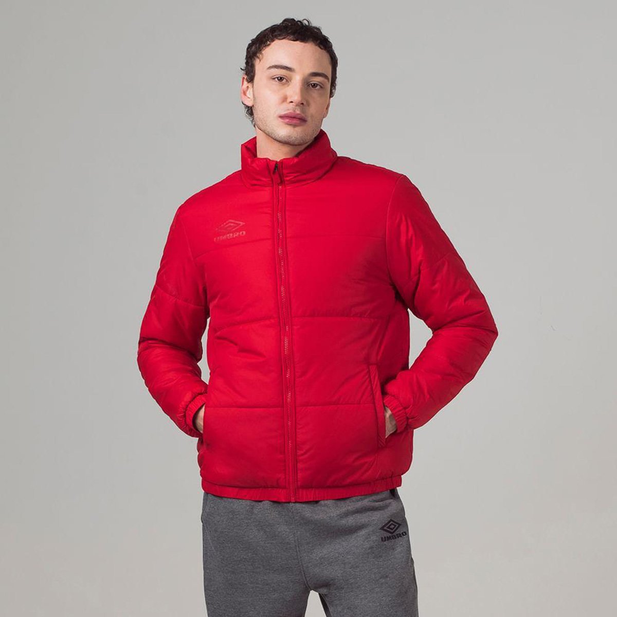 Jaqueta Umbro Parka Basic Diamond Masculina Menor preço em Jaqueta Umbro Parka Basic Diamond Masculina