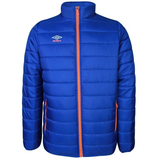 Jaqueta Umbro TWR Ultra Light Masculina - Azul+Laranja Menor preço em Jaqueta Umbro TWR Ultra Light Masculina - Azul+Laranja