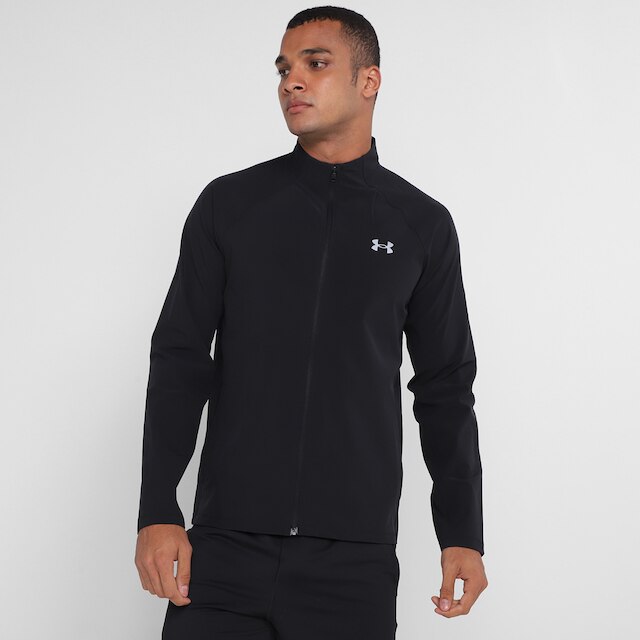 Jaqueta Under Armour Launch 3.0 Masculina - Preto Menor preço em Jaqueta Under Armour Launch 3.0 Masculina - Preto