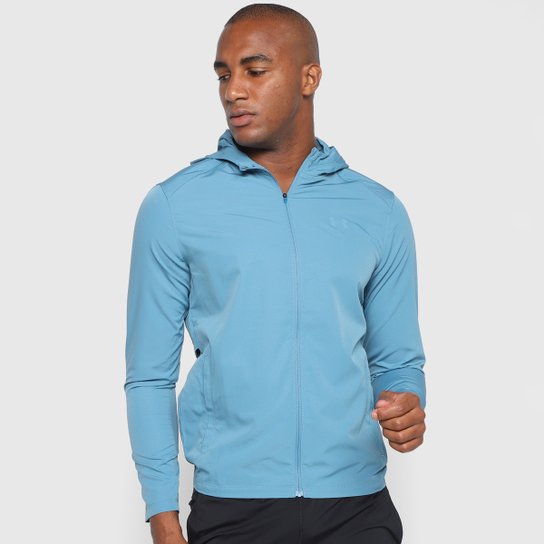 Jaqueta Under Armour Out Run The Rain Masculina - Azul+Prata Menor preço em Jaqueta Under Armour Out Run The Rain Masculina - Azul+Prata