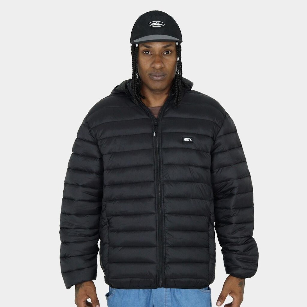 Jaqueta Wats Puffer Preta