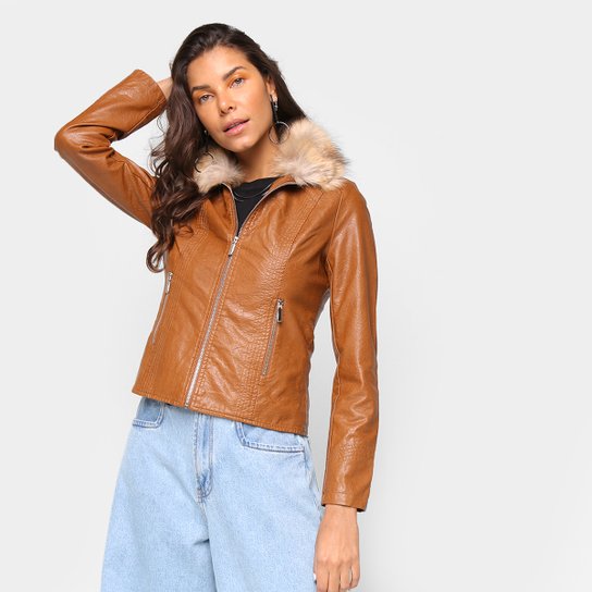 Jaqueta We' Re The Basic Pelo Feminina - Marrom Escuro é ruim? Jaqueta We' Re The Basic Pelo Feminina - Marrom Escuro é boa?