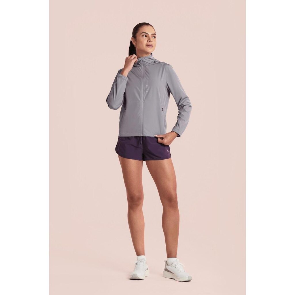 Jaqueta Windbreak Feminina Lupo Lsport Af Original Com Capuz