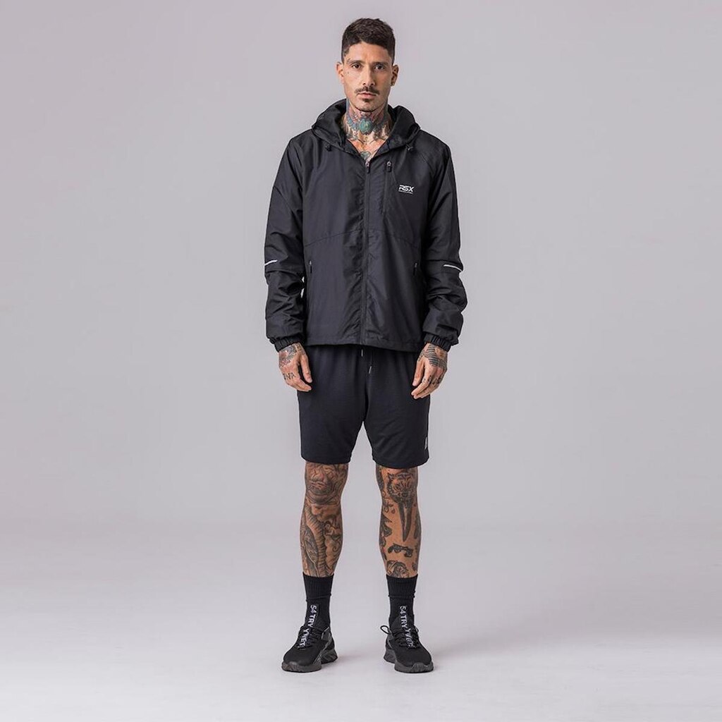 Jaqueta Windbreaker Masculina Rock e Soda