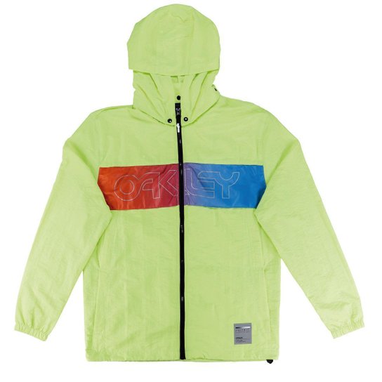 Jaqueta Windbreaker Oakley Prizmic Panel - Amarelo Fluorescente Menor preço em Jaqueta Windbreaker Oakley Prizmic Panel - Amarelo Fluorescente
