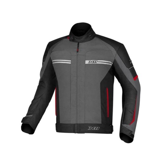 Jaqueta X11 One 2 Impermeável Motociclista Masculina - Cinza Menor preço em Jaqueta X11 One 2 Impermeável Motociclista Masculina - Cinza