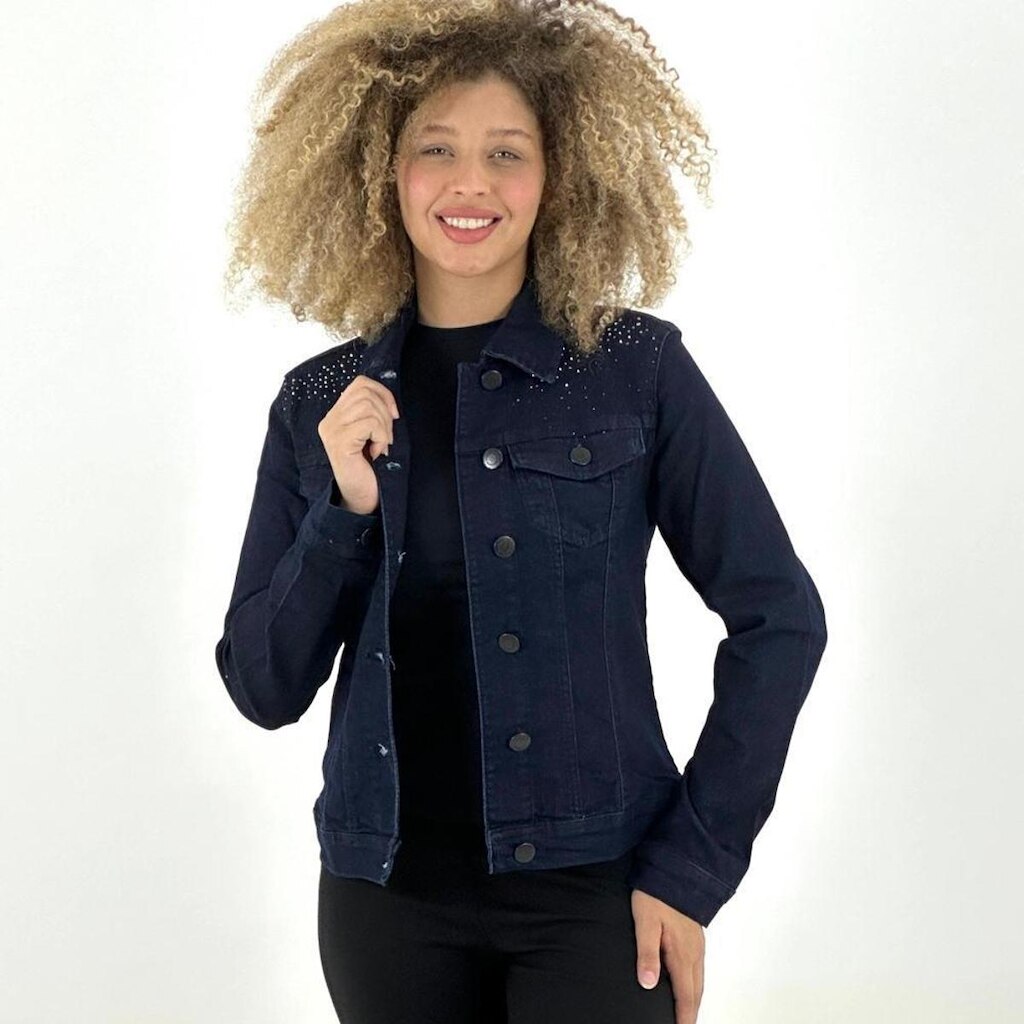 Jaqueta Young Style Jeans Feminina