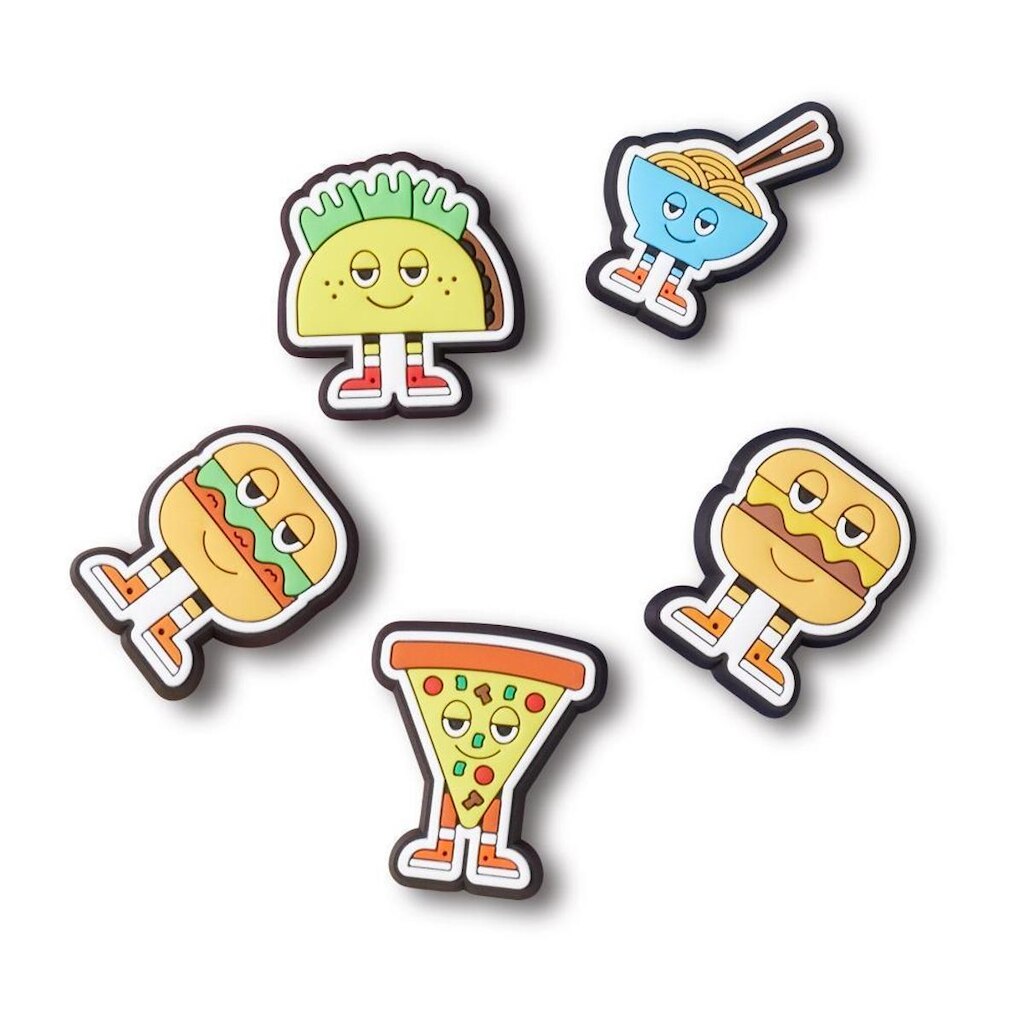 Jibbitz™ Chill Foods Pack com 5 Peças Único