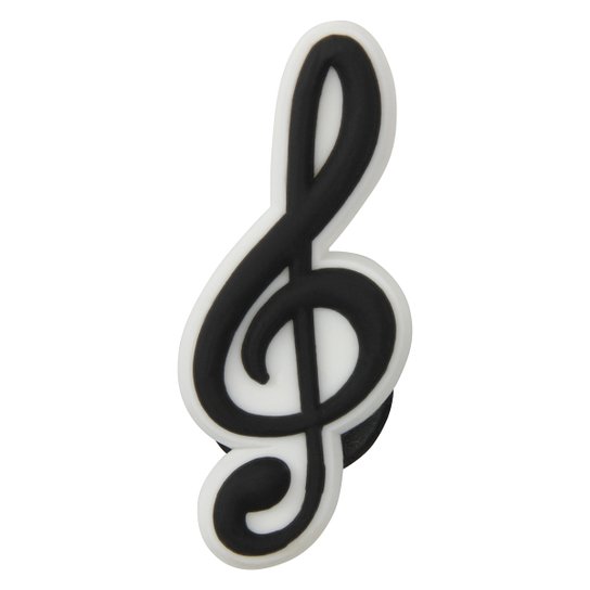 Jibbitz Crocs Music Symbol - Preto