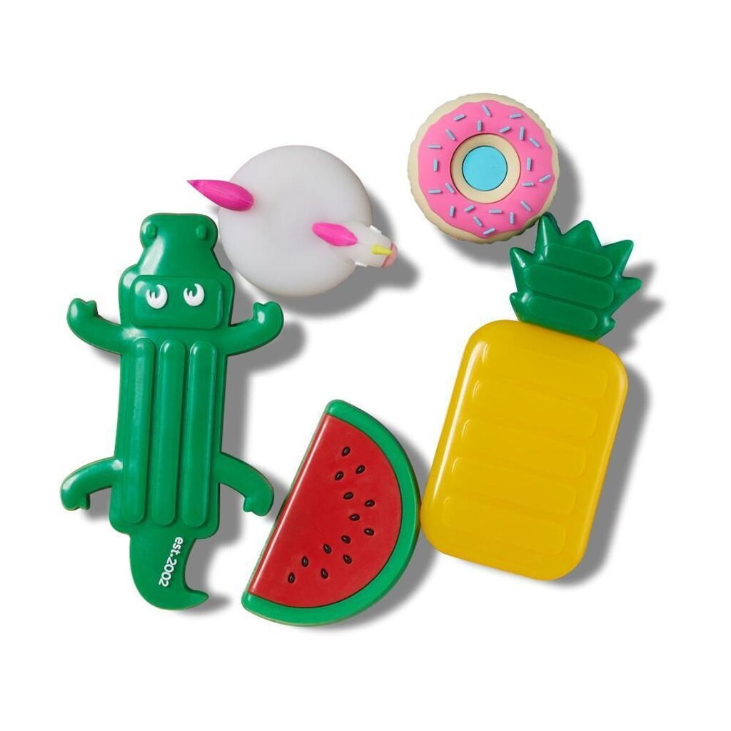 Jibbitz™ festa na piscina pack 5 unico