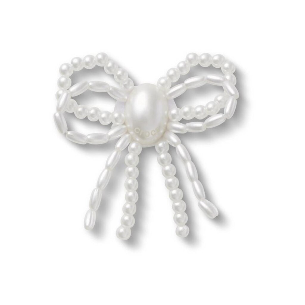 Jibbitz™ Laço de Pérolas Brancas Único