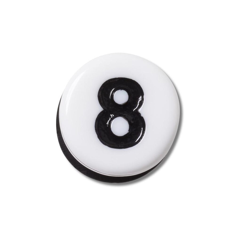 Jibbitz™ Número 8 Pequeno Único