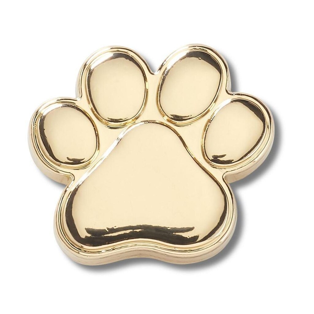 Jibbitz™ pata de cachorro dourado  unico
