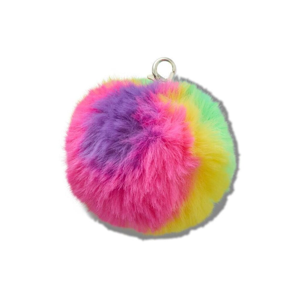 Jibbitz™ Pingente de Puff de Arco-Íris Única