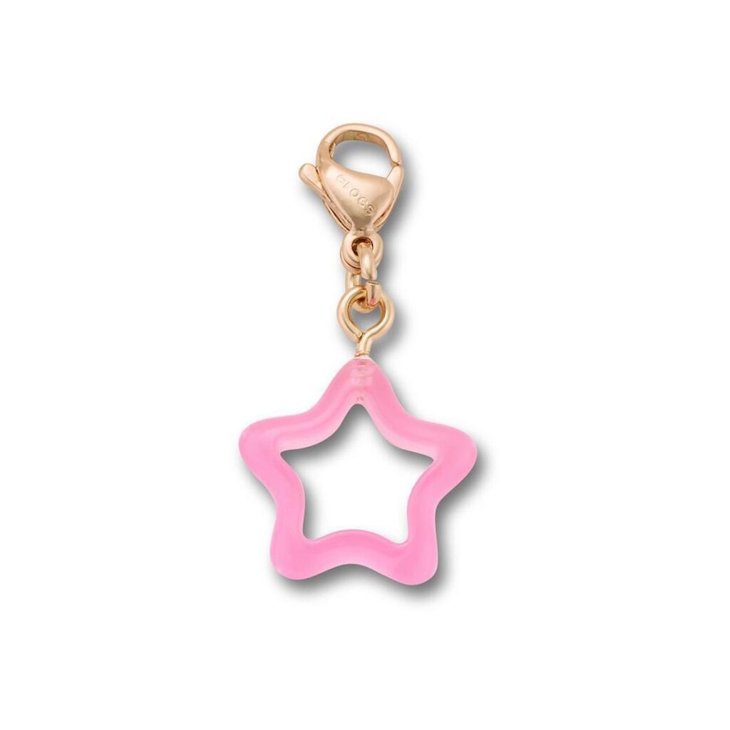 Jibbitz™ Pingente Estrela Rosa Retrô Único