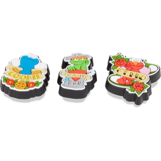 Jibbitz™ sesame street pack com 3 unidades unico unico - Branco Menor preço em Jibbitz™ sesame street pack com 3 unidades unico unico - Branco