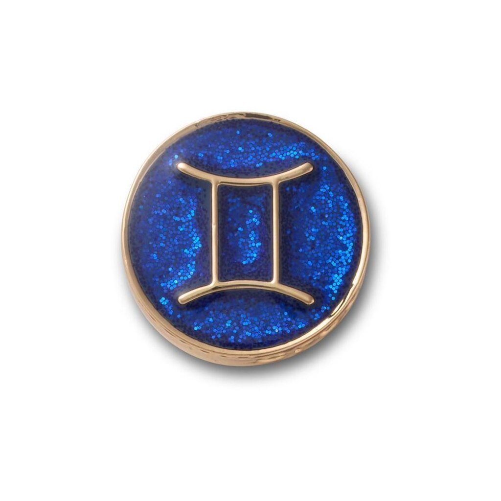 Jibbitz™ Signo Gêmeos Dourado Único