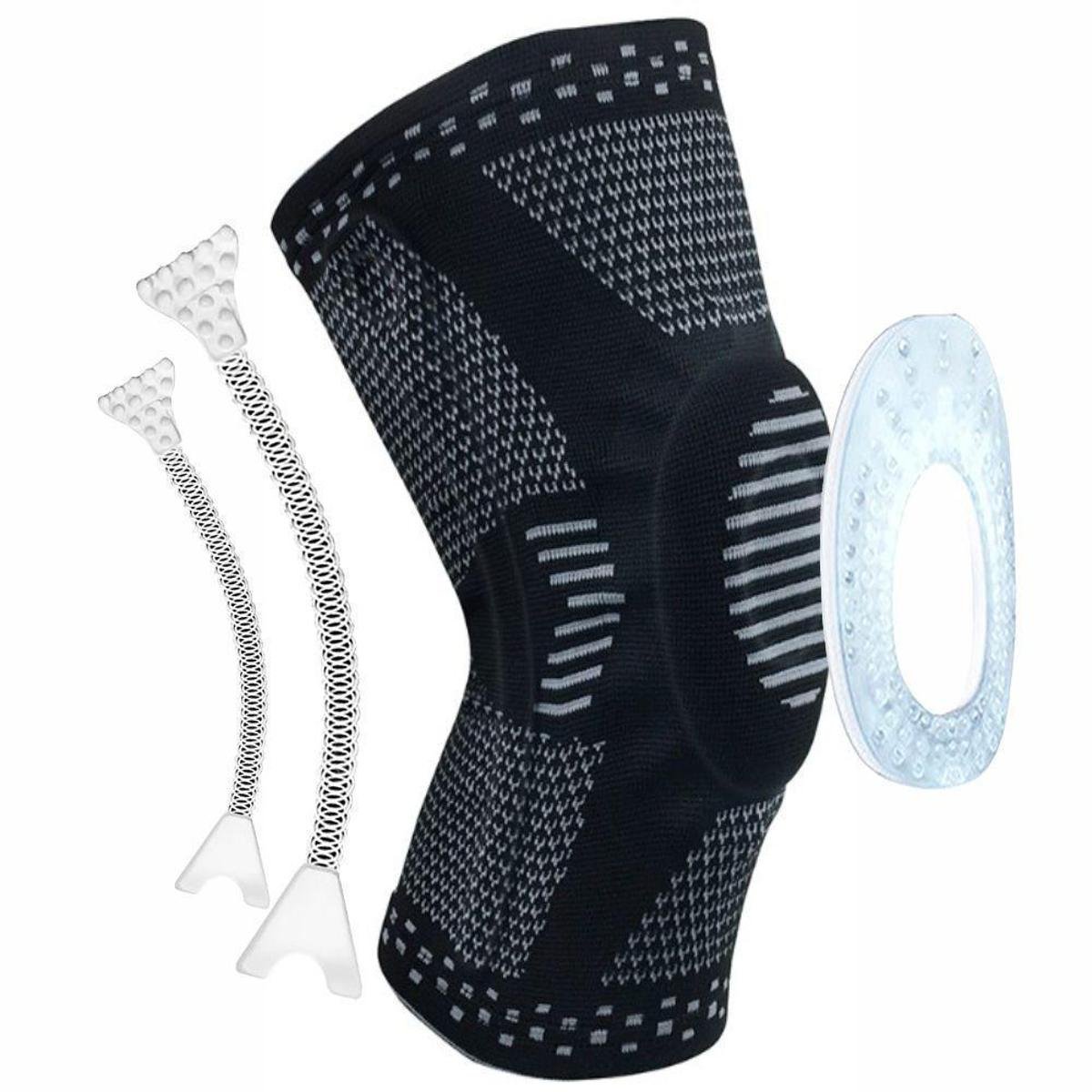 Joelheira Compressão 3D c/ Anel Silicone e Fio Aço Flexível é boa?