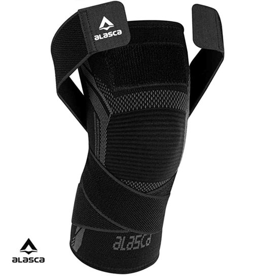 Joelheira De Compressão Com Faixa Ajustável Sense 3.0 Alasca - Preto Menor preço em Joelheira De Compressão Com Faixa Ajustável Sense 3.0 Alasca - Preto