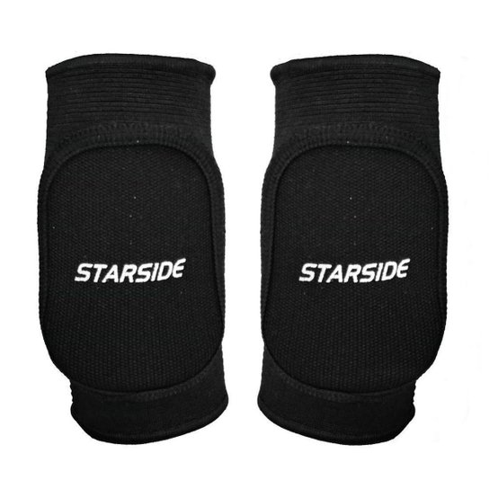 Joelheira Futsal e Volei Starside Elástica Com Espuma Par Infantil - Preto Menor preço em Joelheira Futsal e Volei Starside Elástica Com Espuma Par Infantil - Preto