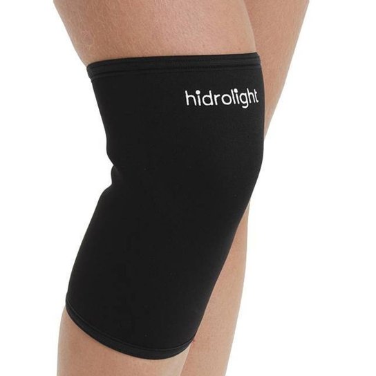 Joelheira Lisa Longa G - Hidrolight - Preto Menor preço em Joelheira Lisa Longa G - Hidrolight - Preto