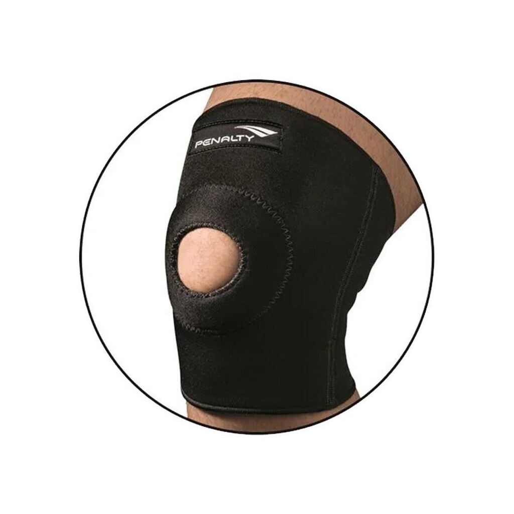 Joelheira Penalty Com Suporte Para Rotula Neoprene