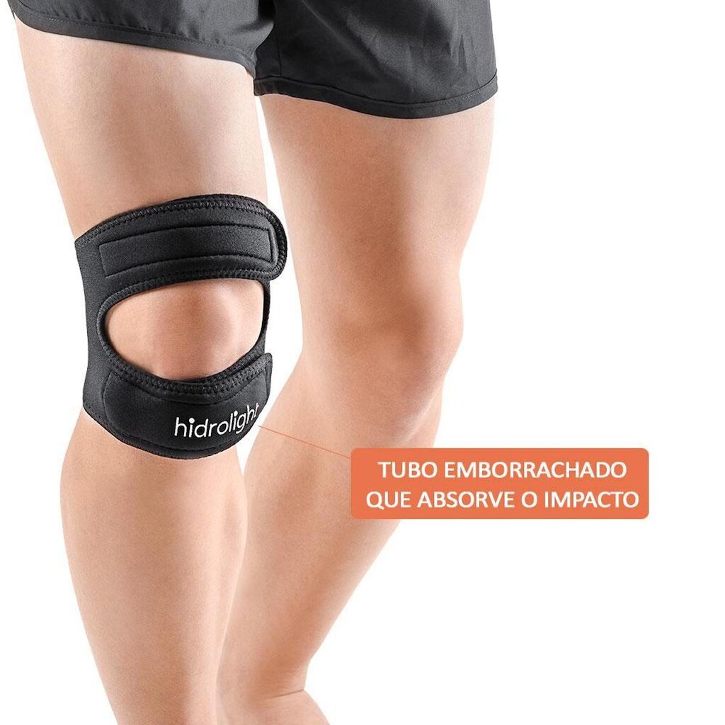 Joelheira sub patelar faixa ajustável de neoprene Hidrolight