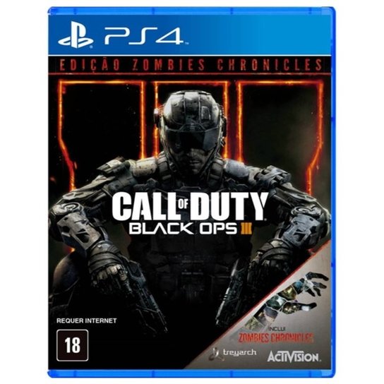 Jogo Call Of Duty Black Ops Iii + Zombies Chronicl - Incolor