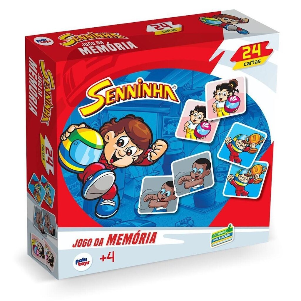 Jogo Da Memória Senninha - Única - U
