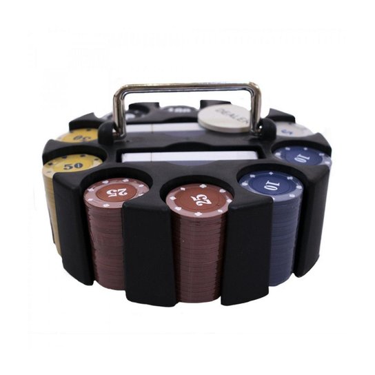 Jogo De Poker 200 Fichas E Baralhos - Vasco - Preto Menor preço em Jogo De Poker 200 Fichas E Baralhos - Vasco - Preto