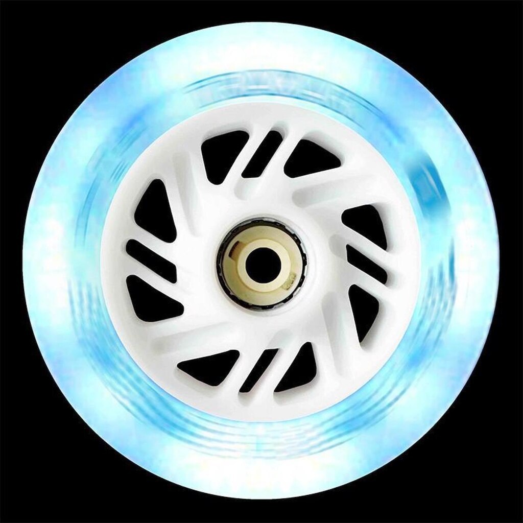 Jogo de Rodas Traxart Inline com LED 110mm/85A - Branco
