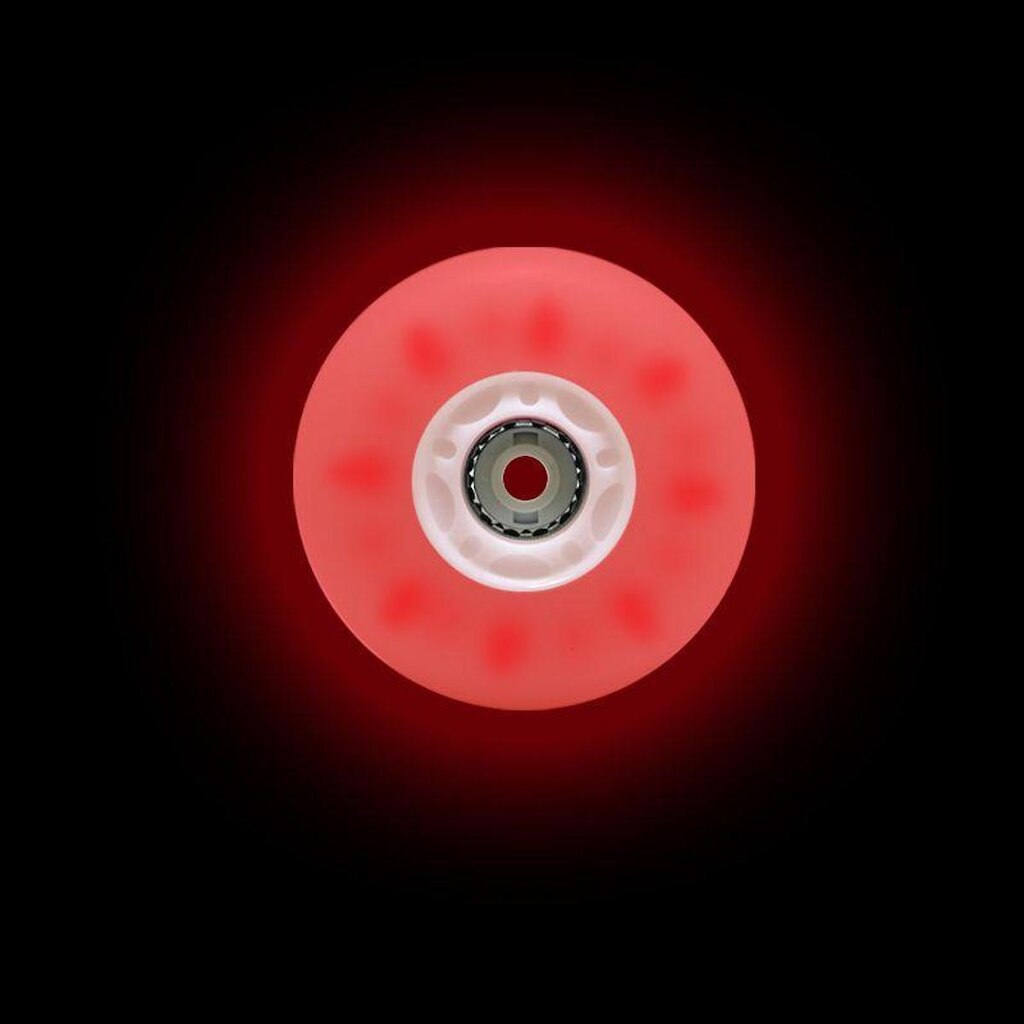 Jogo de Rodas Traxart Inline com LED 72mm/83A - Vermelho