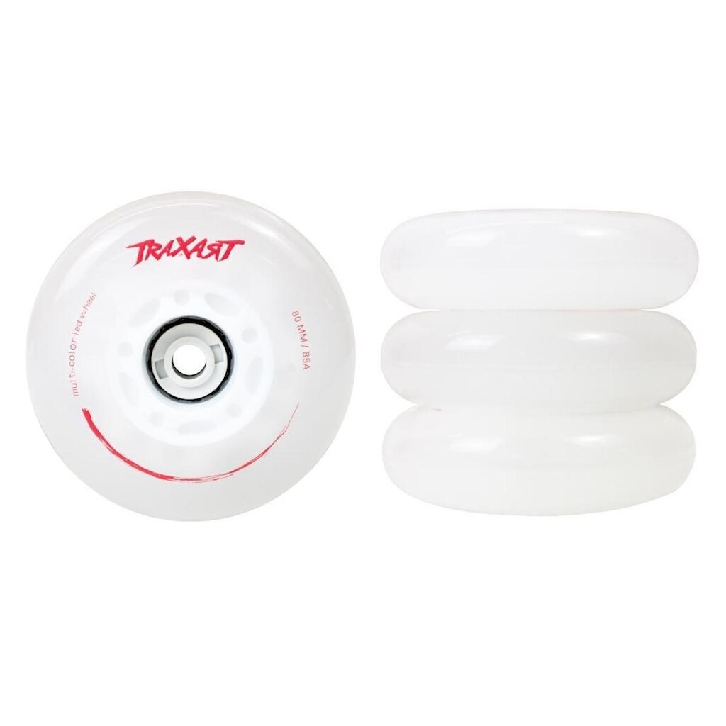 Jogo de Rodas Traxart LED Multicolor 80mm/85A