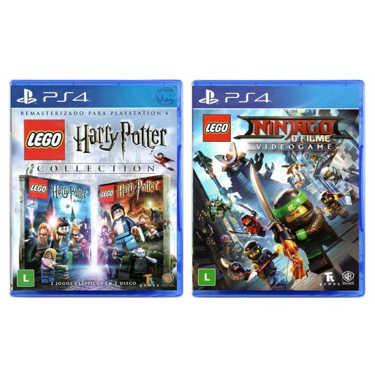 Jogo Lego Harry Potter Collection + Jogo Lego Ninjago O - Incolor