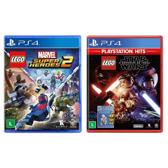 Jogo Lego Marvel Super Heroes 2 + Jogo Lego Star - Incolor