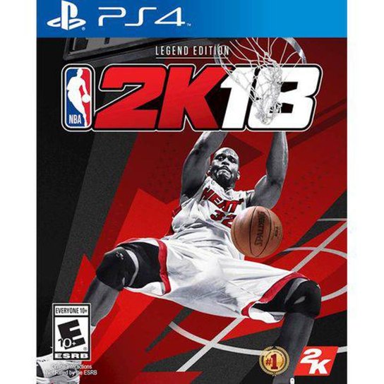 Jogo Nba 2K18 Legend Ps4 - Incolor