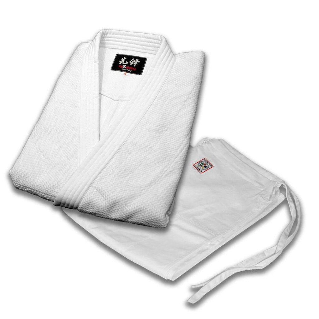 Judogui Kimono Kusakura JZ Branco Judô IJF Approved 100% Algodão