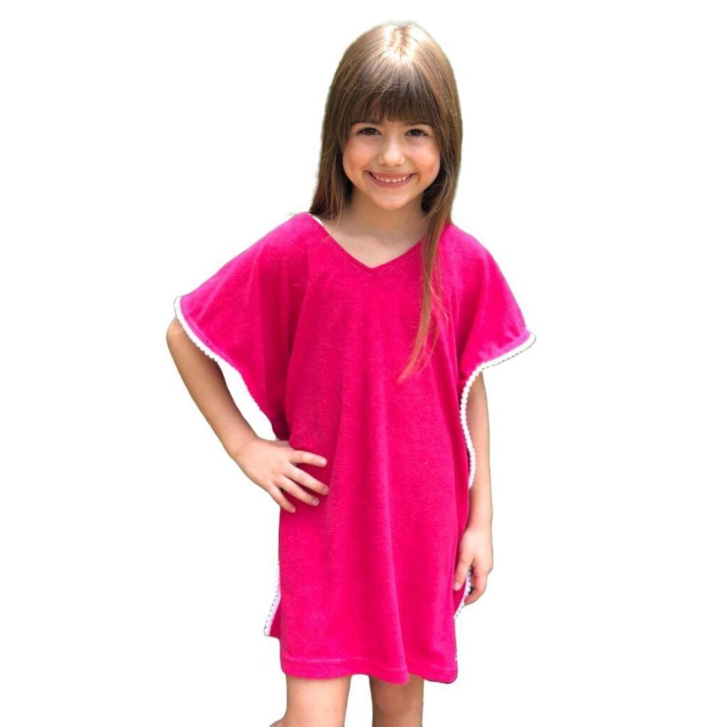 Kaftan Atoalhado Rosa Pink