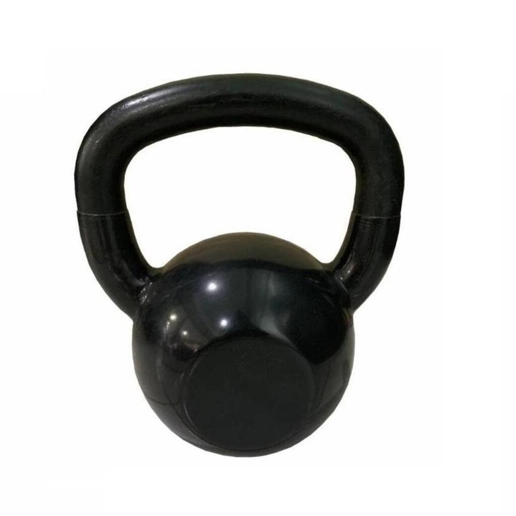 Kettlebell  8KG Emborrachado Preto