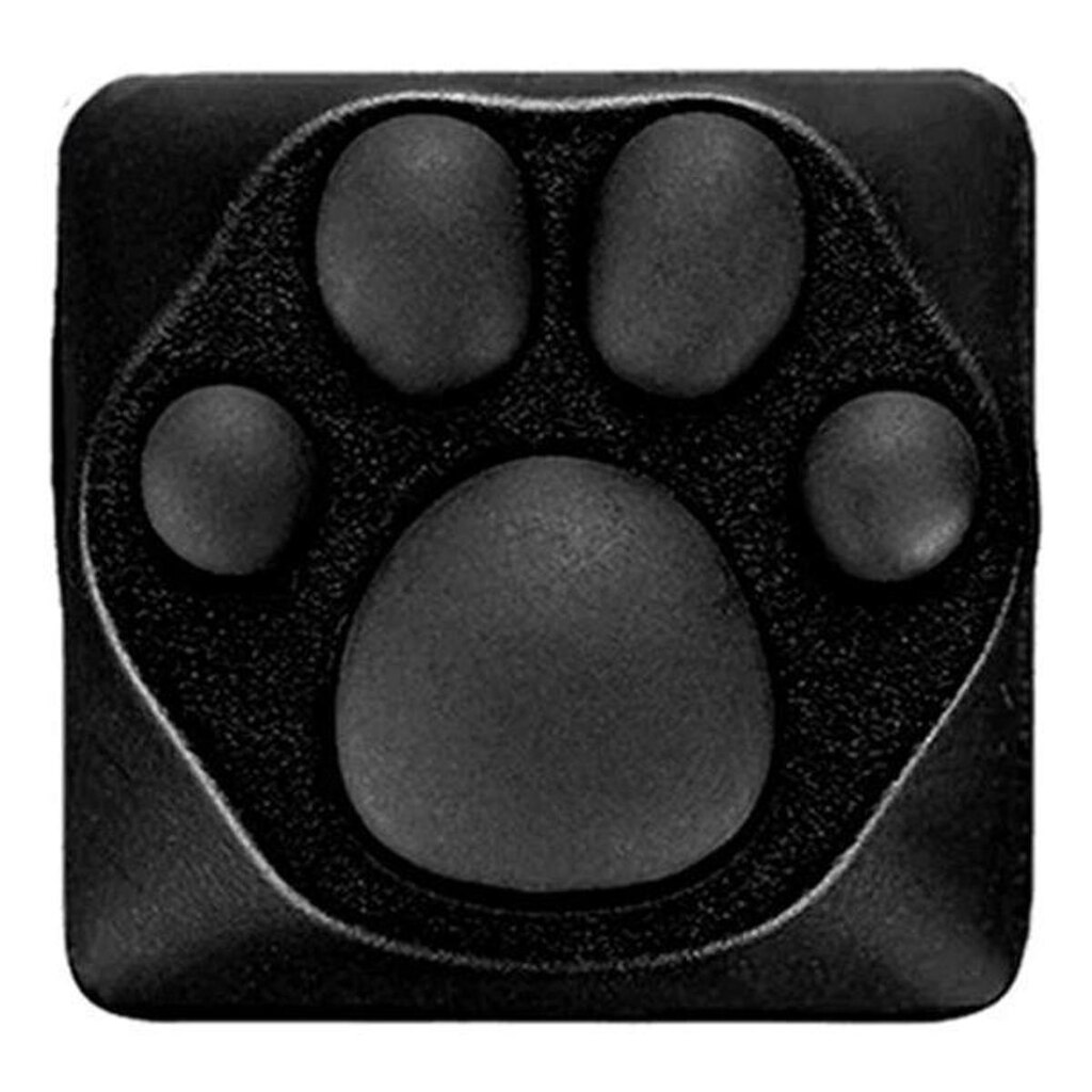 Keycap Tecla Gamer Akko Kitty Paw Black Grey