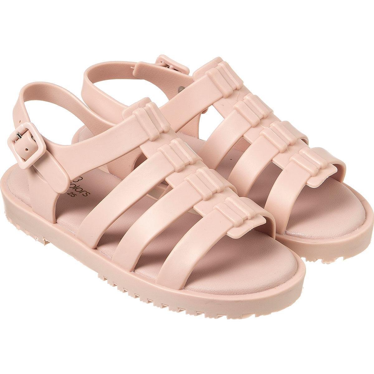 Kids Colors Sandalia Drops Kids Nude 073 027 2072 28 Nude Netshoes