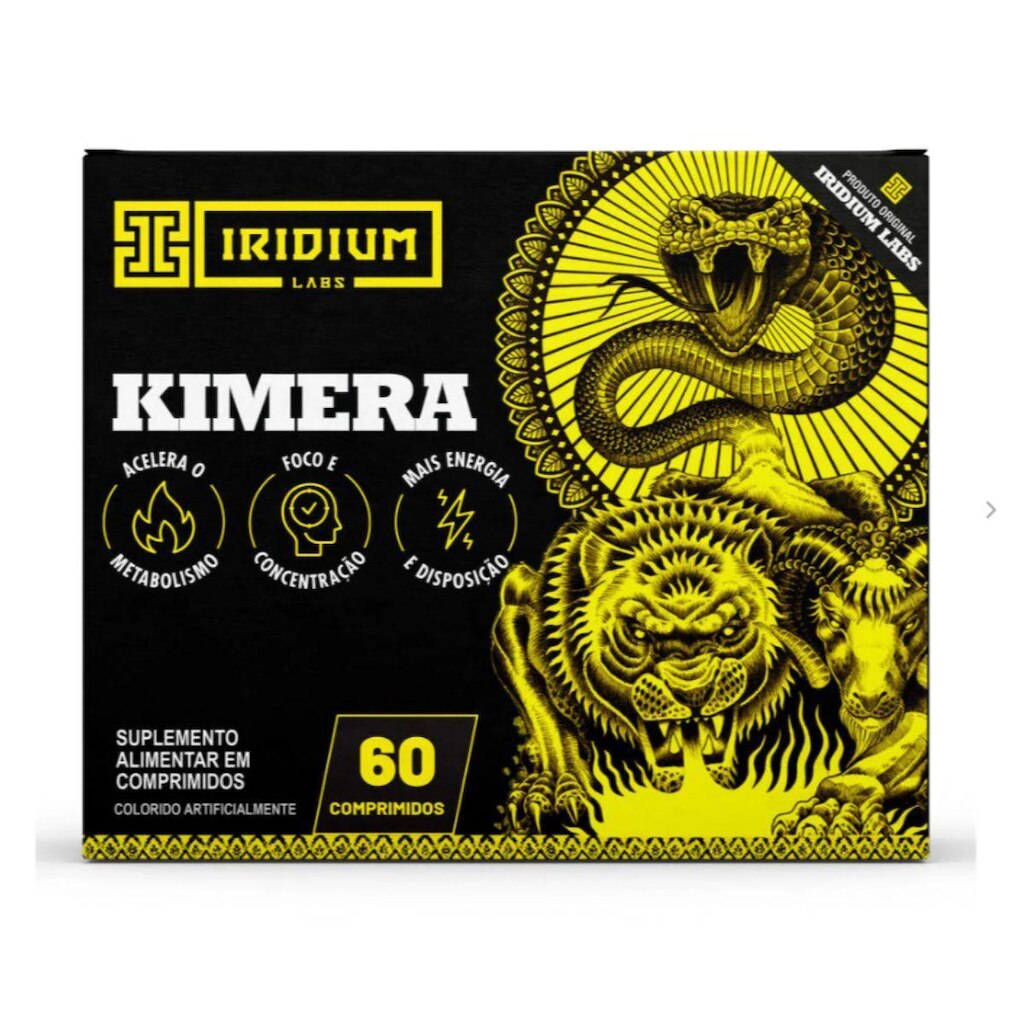 Kimera Thermo 4 Ultra Suplementos Iridium Labs 60 comps