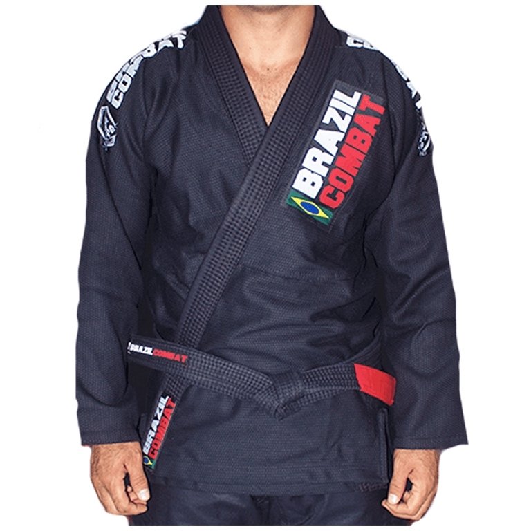 Kimono De JiuJitsu Brazil Combat XtraLite Adulto Preto Netshoes