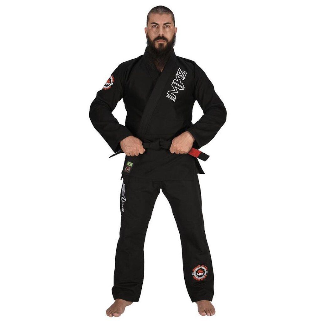 Kimono de Jiu-Jitsu GLORY MKS Combat Black