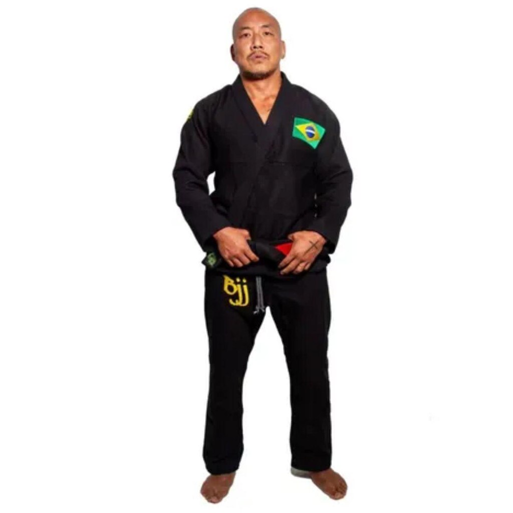 Kimono De Jiu-jitsu Kvra Brasileiro Preto A3