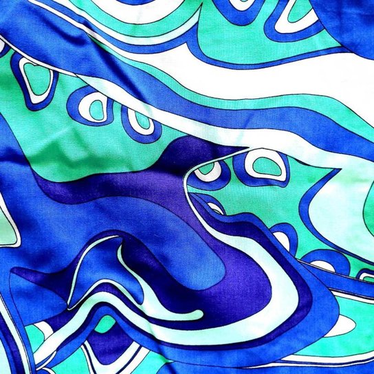 kimono feminino camisa saída de praia curta estampada plus - Azul Menor preço em kimono feminino camisa saída de praia curta estampada plus - Azul