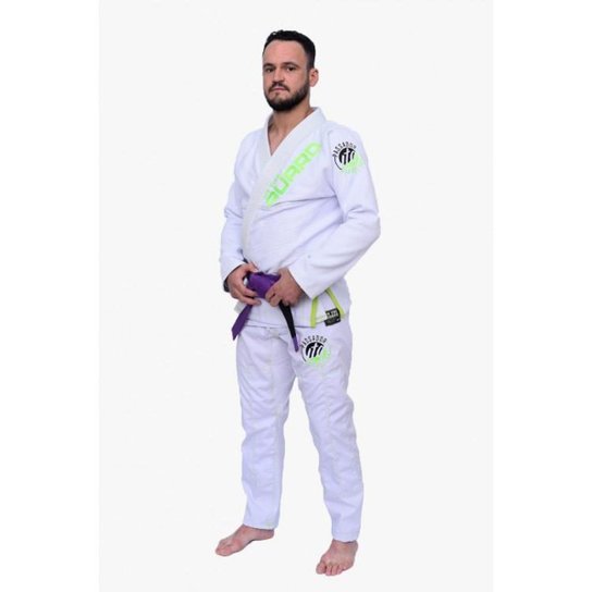 Kimono GREEN para Jiu Jitsu In The Guard Trançado pesado gramatura 640 - Branco é ruim? Kimono GREEN para Jiu Jitsu In The Guard Trançado pesado gramatura 640 - Branco é boa?