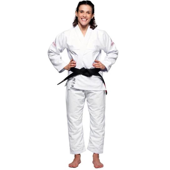 Kimono Jiu Jitsu Atama Trançado Infinity Collab Feminino - Branco Menor preço em Kimono Jiu Jitsu Atama Trançado Infinity Collab Feminino - Branco