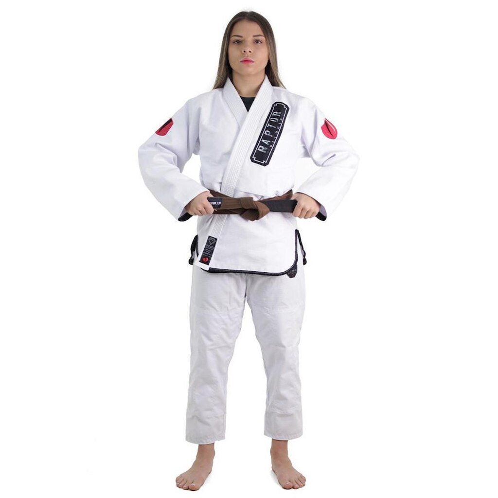 Kimono Jiu Jitsu Branco Raptor Diamond PRO